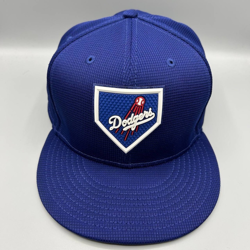 Los Angeles LA Dodgers Hat‎ Men 8 Blue Embroidered 59Fifty New Era Fitted Cap